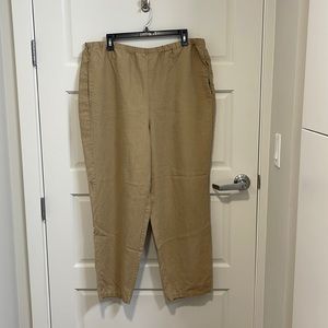 J. Crew Linen Trousers, Size xxl